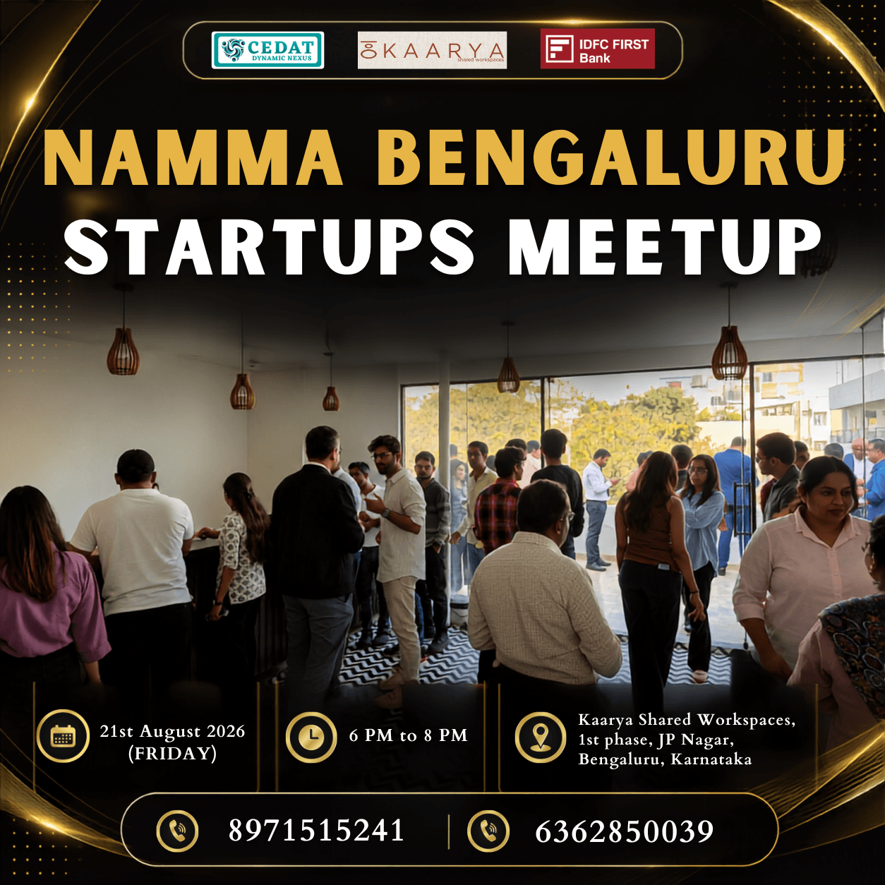 Namma Bengaluru Startups Meetup by CEDAT