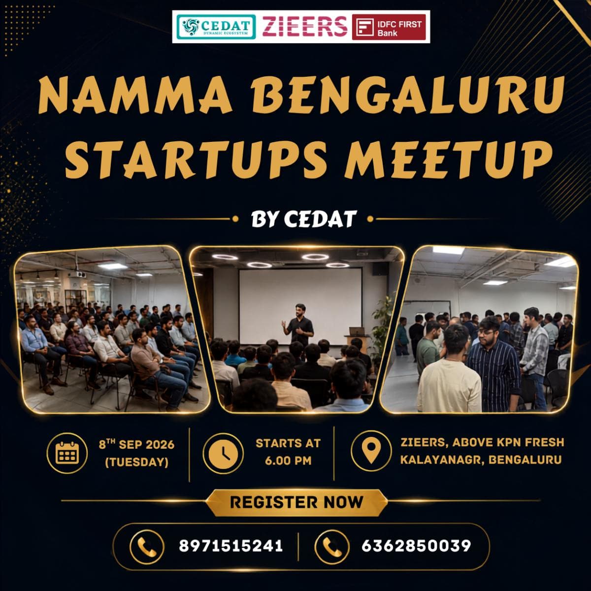 Namma Bengaluru Startups Meetup by CEDAT