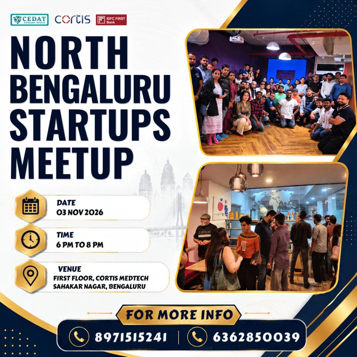 North Bengaluru Startups Meetup by CEDAT